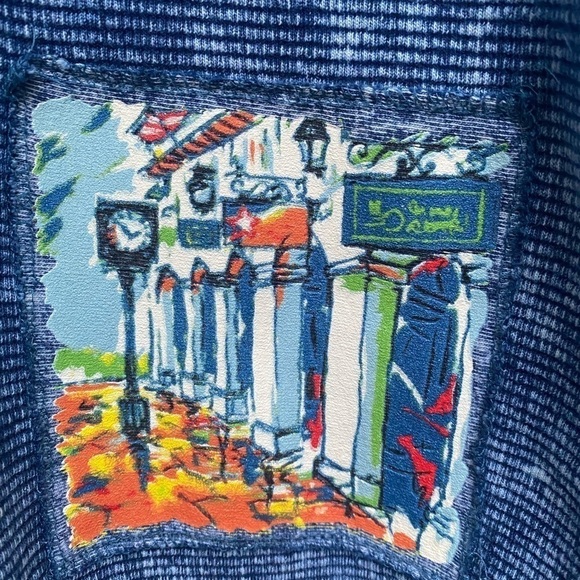 Michael Leu | Art Patch | Vintage | Button Down | Long Sleeve Shirt | Size:M - Picture 5 of 10